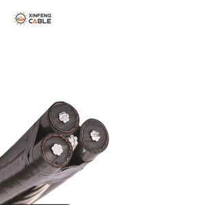 33kv abc pacote aéreo cabo poder transmissão linha 3 + 1 núcleo alumínio condutor PVC XLPE cabo isolado - Product Image 1