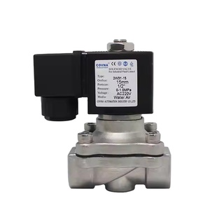 Vanne Solénoïde COVNA pour Commande Urgente DN15 1/2 Pouce 2 Voies AC/DC en Acier Inoxydable CF8M pour Eau, Air, Vapeur et Gaz - Product Image 3