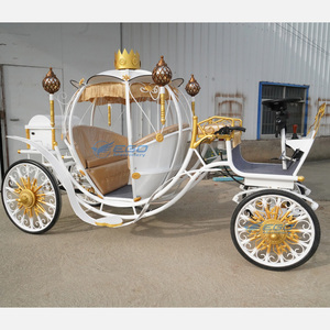 Carruaje de Calabaza de Alta Calidad con Diseño de Princesa, Caballo y Temática de Boda, Estilo Cenicienta y Personalizado - Product Image 2