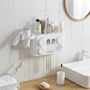 Nouveau Design Mural Automatique Serrant Distributeur De <span class=keywords><strong>Dentifrice</strong></span> Avec Porte-Brosse À Dents - Product Image 2