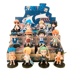Caja Sorpresa <span class=keywords><strong>de</strong></span> Anime Japonés One Piece, Set <span class=keywords><strong>de</strong></span> Figuras <span class=keywords><strong>de</strong></span> Acción <span class=keywords><strong>de</strong></span> Luffy, Zoro, Chopper y Sanji, Juguetes <span class=keywords><strong>de</strong></span> PVC, Regalo para Niños - Product Image 1