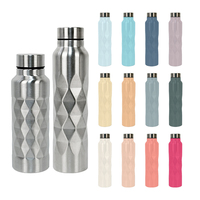 Nouveautés Ventes Chaudes Bouteille d'Eau Sportive en Acier Inoxydable Isolée à Simple Couche de 500 ml Bon Marché Thermos Flacon sous Vide