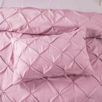 Lehuamozan — parure de lit brossée, ensemble de literie luxueux, couvre-lit, taie d'oreiller, couleur unie, 2021, 3 pièces
