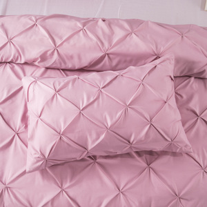 Amozan-ropa de cama encantadora, colcha cepillada de color liso <span class=keywords><strong>2021</strong></span>, funda de almohada, conjunto de 3 piezas - Product Image 2