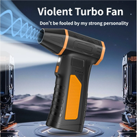 Souffleur d'air comprimé mini turbo, souffleur d'air électrique pour le nettoyage du clavier, souffleur d'air à jet sec pour la maison et la voiture