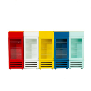 Haochang 1: mini decoración de casa de muñecas 12 puntos modelo de muebles Vertical <span class=keywords><strong>congelador</strong></span> de una sola puerta refrigerador en <span class=keywords><strong>miniatura</strong></span> - Product Image 4