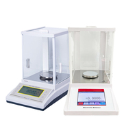 120g 220g Laboratory Digital Analytical Balance 0.01mg High Precision Internal Calibration LCD Display Electromagnetic 0.00001g