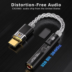 32/384 USB-C à 3.5mm HiFi DAC convertisseur Audio adaptateur CX31993 haute qualité nouveau casque Dongle câble pour Android ordinateur portable tablette - Product Image 2