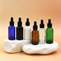 Flacon compte-gouttes rond vide en verre ambré personnalisé avec logo pour huiles essentielles et sérums de soin de la peau – 15ml, 30ml, 60ml, 100ml, 120ml, 1oz, 2oz