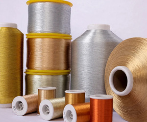 Hilo metálico tipo MS de alta calidad para bordado Materia prima Textil versátil con brillo y brillo para tejer - Product Image 3