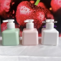 Bouteilles en plastique vides vertes et blanches de 200 ml/300 ml pour crème pour les mains, lait corporel, cosmétiques - Emballage plastique cosmétique