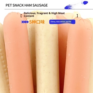 Đồ ăn nhẹ cho thú cưng nhỏ bất khả chiến bại 500g gói cao cấp protein thân thiện với môi trường Xúc Xích Thịt 30 miếng chó năm hương vị vitamin - Product Image 2
