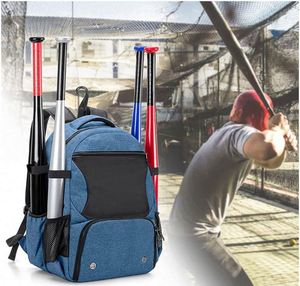 Sac à dos de baseball pour adolescent, fabriqué en usine BSCI, multi-poches, pour 4 battes de softball, avec espace séparé pour les chaussures. - Product Image 6
