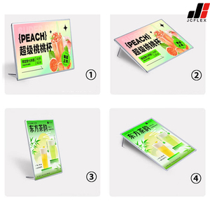 Acryl En Aluminium Snap Frame Lichtbak Display Bord Aangepaste Rechthoek Vorm Voor Indoor Reclame En Prijs Posten - Product Image 6