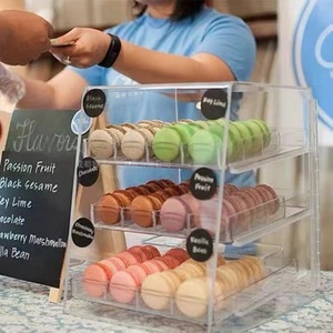 Espositore Multistrato Personalizzato <span class=keywords><strong>per</strong></span> Panetteria e Pasticceria, Vetrina in Acrilico <span class=keywords><strong>per</strong></span> Torte e Dolci, Scaffale Espositivo <span class=keywords><strong>per</strong></span> Alimenti - Product Image 6