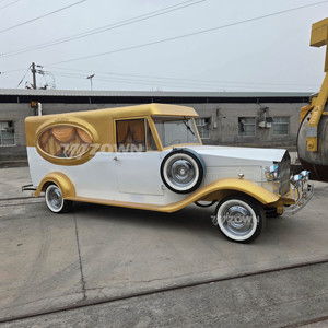 Nuevo Diseño de Coche Fúnebre Eléctrico Vintage, Vehículo Estable para el Transporte de Ataúdes, Adecuado para Suministros de Funerarias - Product Image 4