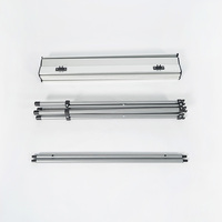 Mesa de Comedor Plegable de Aluminio Moderna para Exteriores, para Patio y Camping