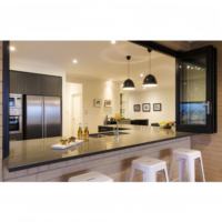 Fenêtres pliantes insonorisées en uPVC avec structure multi-chambres et vitrage acoustique haute performance STC pour projet de réduction du bruit urbain