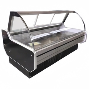 9-スーパーマーケット冷蔵庫コーナー冷凍庫生肉チラーデリディスプレイ冷蔵庫生魚サービスカウンター - Product Image 1