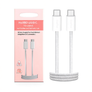 Cavo USB C FABRIK 100W Blanc 1m PUCCC100WFABK4WHI - Product Image 3