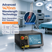 Appareil professionnel de traitement des varices et des vaisseaux sanguins par laser diode médical EVLT 1470nm 2026