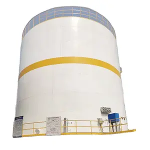 Full Containment Cryogenic Vertical Carbon Steel Liquid Tank Flat Bottom Oxygen Nitrogen Argon LNG Storage Tank