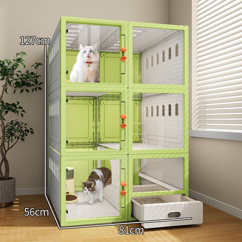 05-81*56*127.0 ขนาดใหญ่ สามชั้น สีเขียว