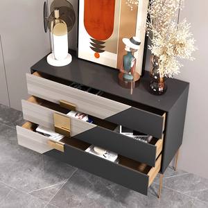 Buffet multifonctionnel en bois massif pour la <span class=keywords><strong>maison</strong></span> italienne moderne et simple Armoire de salon avec blocage des couleurs Armoire à chaussures - Product Image 4