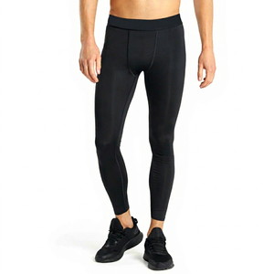 Leggings de sport et yoga taille haute pour hommes, personnalisables, grandes tailles, confortables, sans coutures, séchage rapide, respirants, pour l'entraînement et le fitness - Product Image 1