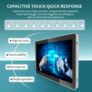 พีซีแบบฝังตัวอะลูมิเนียมขนาด 15.6 นิ้ว ทนทาน พร้อมหน้าจอสัมผัสแบบ Capacitive สำหรับอุตสาหกรรม ใช้หน่วยประมวลผล I7 รองรับ Windows/Linux ความละเอียด 1920x1080 พร้อม SSD ในตัว - Product Image 5