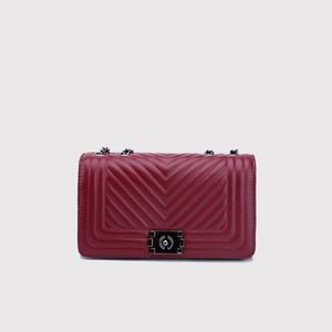 Sac à bandoulière en PU pour femme MiFaktor avec chaîne métallique, sangle réglable, grande capacité, style vintage, taille M - Product Image 2