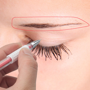 Stylo marqueur de peau de <span class=keywords><strong>tatouage</strong></span> de positionnement de maquillage permanent multicolore et sûr Rose Blanc Gel Sourcils Microblading Accessoire multiple - Product Image 2