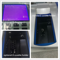 Analyseur de spectromètre UV-VIS à double faisceau de paillasse Spectrophotomètre visible UV-vis-nir