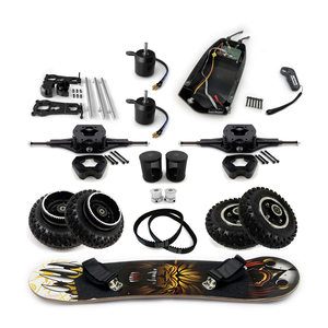 Kit <span class=keywords><strong>de</strong></span> Longboard Eléctrico para Armar para Adultos 36V 1650W con Doble Motor y Llantas Todoterreno <span class=keywords><strong>de</strong></span> 8 Pulgadas - Product Image 1