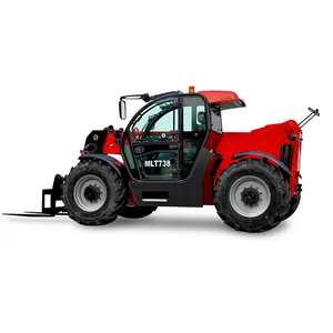 Telehandler 3.0 ton 3.5 ton kaldırma 7m 11m çok fonksiyonlu tarım tarım makineleri mini teleskopik forklift