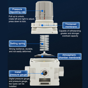 IRV serie parti pneumatiche valvola di pressione IRV10-C06 IRV20 regolatore di vuoto pressione negativa interruttore di regolazione C08 - Product Image 4