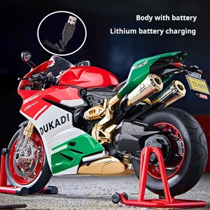 TY-8678B boîte de couleur 1199 pulvérisation 1:9 échelle son lumière moulé sous pression en métal moto modèle <span class=keywords><strong>batterie</strong></span> au Lithium 110V unisexe - Product Image 2