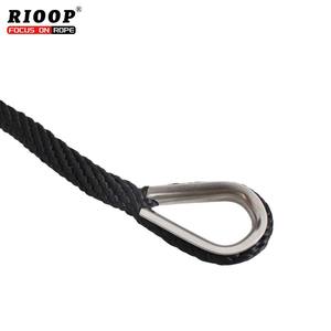 Corda di <span class=keywords><strong>ormeggio</strong></span> ad alta resistenza per navi di grandi dimensioni doppia treccia di Nylon linea di ancoraggio con ditale in acciaio inox e mandrino di plastica - Product Image 6
