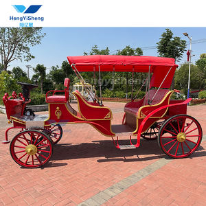 Véhicule de transport spécial touristique touristique bleu chariot à chevaux électrique citrouille/chariot à chevaux/chariot à chevaux pour mariage - Product Image 2