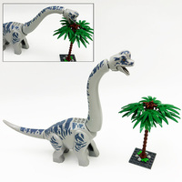 Figuras de Dinosaurios Gigantes en Oferta, Set de Bloques de Construcción de Seismosaurus, Titanosaurio y Brachiosaurus, Figuras de Plástico para Escritorio