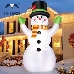 Noël gonflable père noël cassé fenêtre décorations de noël noël sauter maison extérieure pour décor de fête de vacances - Product Image 1