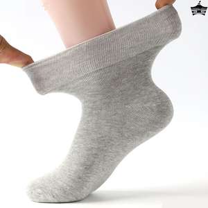 Calzini per il piede diabetici di grandi dimensioni Plus da uomo bocca larga senza elastico per i piedi gonfi anziani e le donne incinte - Product Image 2