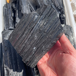 High Quality Large Sizes Natural Black Tourmaline Rough Stone <strong>Big</strong> Raw Black Tourmaline Healing <strong>Crystal</strong> for Decoration - Product Image 6