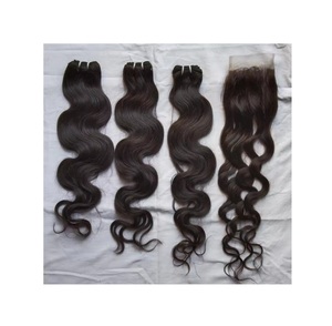 Paquete de cabello indio con ondas corporales virginales 100%, cutícula completa alineada, suave, sin procesar, cabello Remy liso, vendedores de cabello humano de alta demanda - Product Image 2