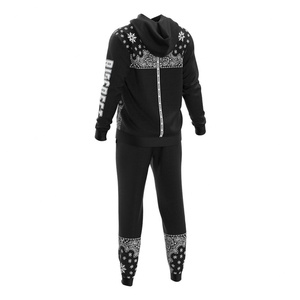 Conjunto Deportivo Personalizado de Sudadera Gruesa de Gran Tamaño y Pantalones Deportivos para Hombre, Estilo Urbano, para Invierno - Product Image 4