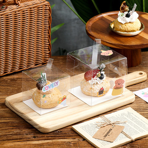 Упаковка для десертов и выпечки: прозрачные коробки для тортов и пирожных (<span class=keywords><strong>2</strong></span> и <span class=keywords><strong>3</strong></span> дюйма), оптом - Product Image 3