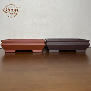 Chất Lượng Cao Yixing Tím Sands Không Tráng Men Hình Chữ Nhật Bonsai Nồi Tiện Dụng Ánh Sáng Vườn Nhà Máy Nồi Cho Nhà Sử Dụng Sàn Sử Dụng Hoa Nồi - Product Image 1