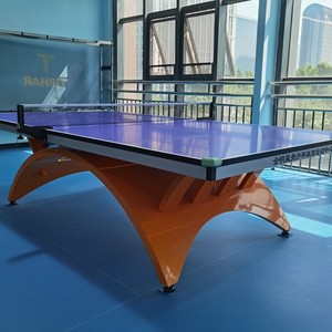 Mesa de Ping Pong con Tablero de 18 mm y Patas de 50x50 mm, para Interiores, Competición, Duradera, Estilo Moderno - Product Image 4