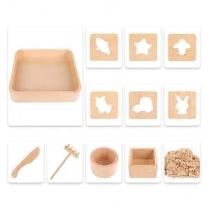 Jouet <span class=keywords><strong>bac</strong></span> <span class=keywords><strong>à</strong></span> <span class=keywords><strong>sable</strong></span> en bois pour enfant - Product Image 5