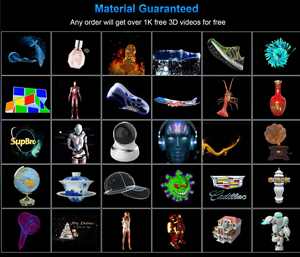 Ventilateur d'hologramme 3D mural 100cm conception ultra mince ventilateur holographique musée affichage interactif ventilateur Led équipement publicitaire - Product Image 5